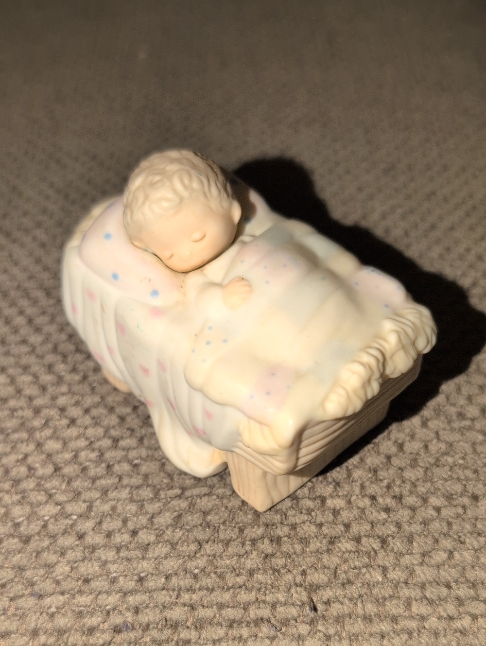 Precious Moments Vintage 1979 Baby Jesus Let Us Adore Him